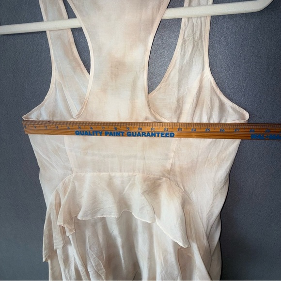 Young Fabulous & Broke Tie Dye Sleeveless handkerchief Tier hem dress size M - Picture 5 of 12